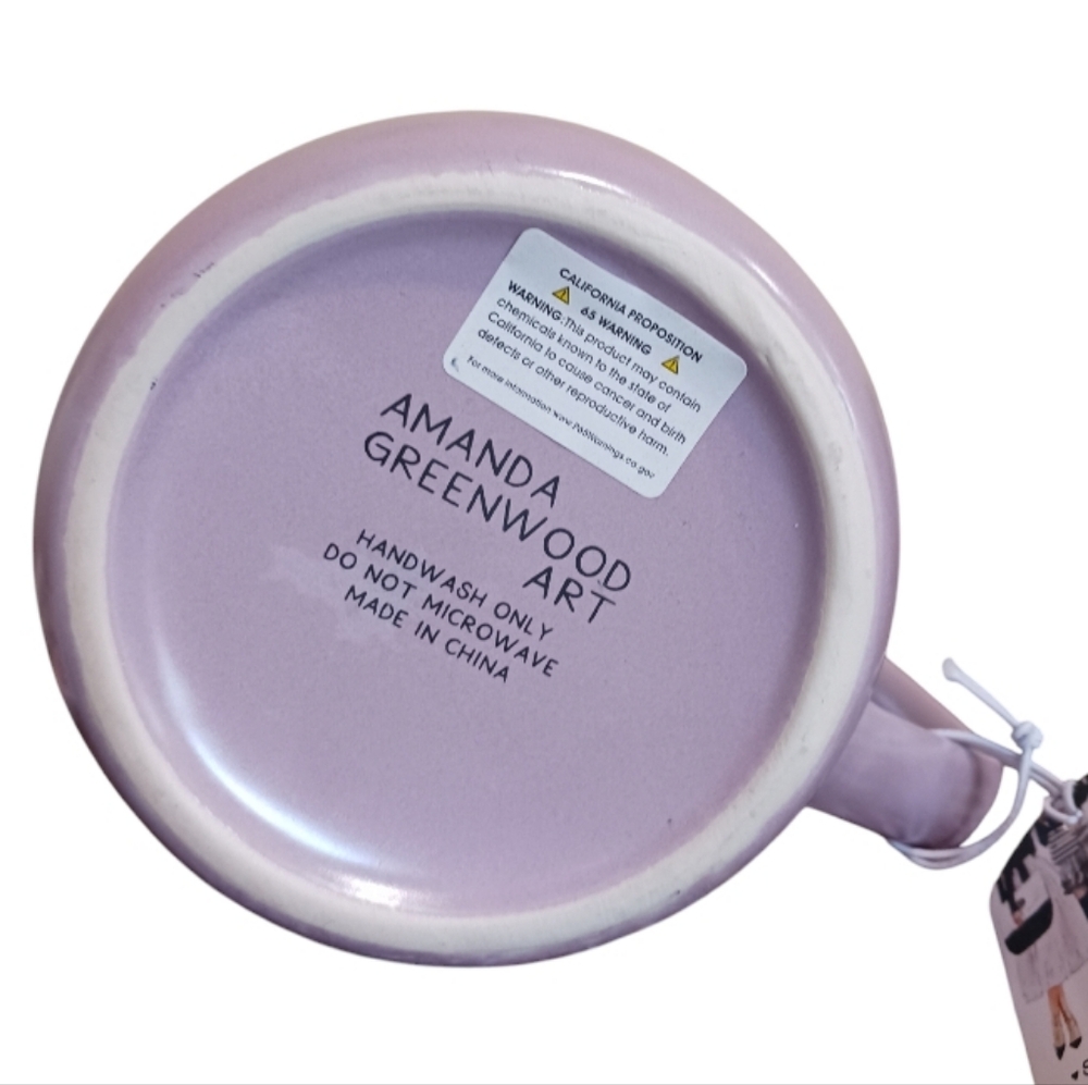 (2) Amanda Greenwood Luxury Homage Mugs Fashionista Bicycle Balloons - Picture 10 of 11